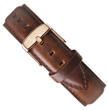 Daniel Wellington urrem Classic St. Mawes i læder, 18 mm